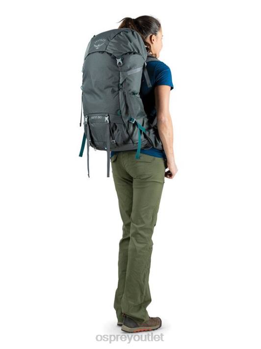 Osprey RENN 50 BACKPACKING Backpack Women CINDER GREY PTFP102