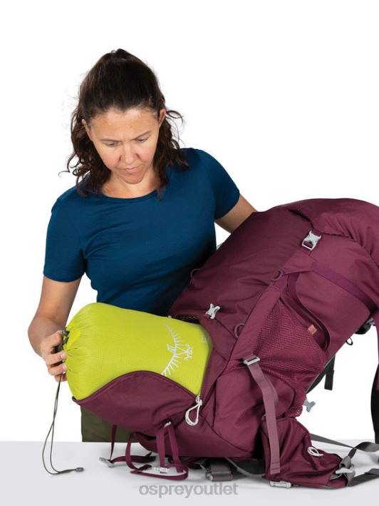 Osprey RENN 65 BACKPACKING Backpack Women CINDER GREY PTFP105