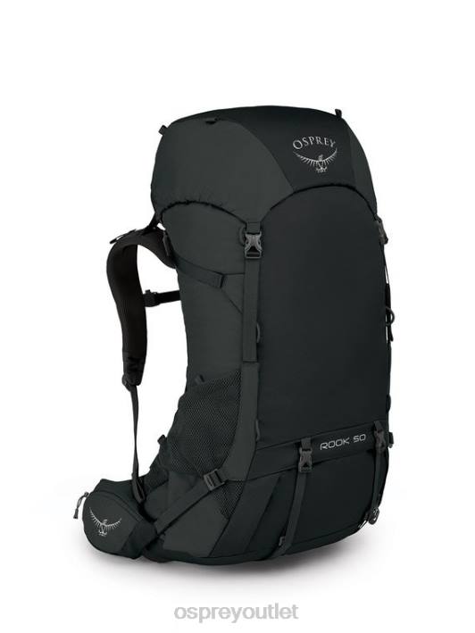 Osprey ROOK 50 BACKPACKING Backpack Men BLACK PTFP97