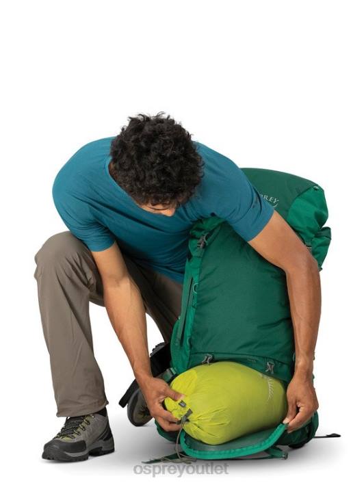 Osprey ROOK 50 BACKPACKING Backpack Men MALLARD GREEN PTFP96
