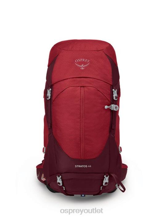 Osprey STRATOS 44 BACKPACKING Backpack Unisex POINSETTIA RED PTFP279
