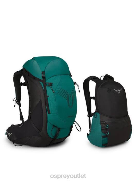 Osprey UNLTD AIRSCAPE 68 BACKPACKING Backpack Women HOSTAS GREEN PTFP51