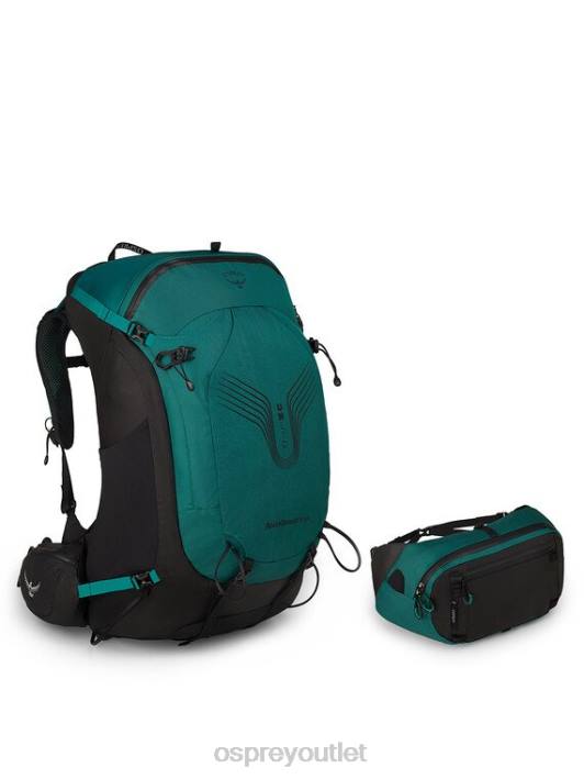 Osprey UNLTD ANTIGRAVITY 64 BACKPACKING Backpack Women HOSTAS GREEN PTFP50