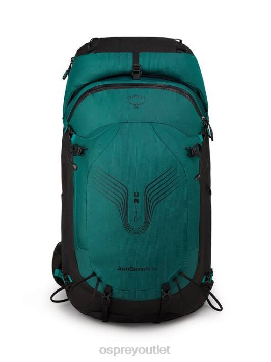 Osprey UNLTD ANTIGRAVITY 64 BACKPACKING Backpack Women HOSTAS GREEN PTFP50