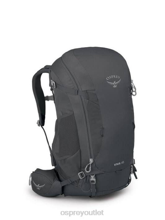 Osprey VIVA 45 BACKPACKING Backpack Women TUNNEL VISION GREY PTFP42