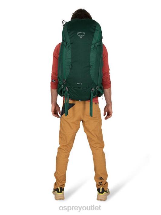 Osprey VOLT 45 BACKPACKING Backpack Men AXO GREEN PTFP37