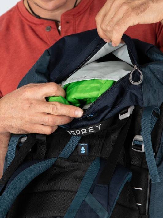Osprey VOLT 65 BACKPACKING Backpack Men AXO GREEN PTFP40