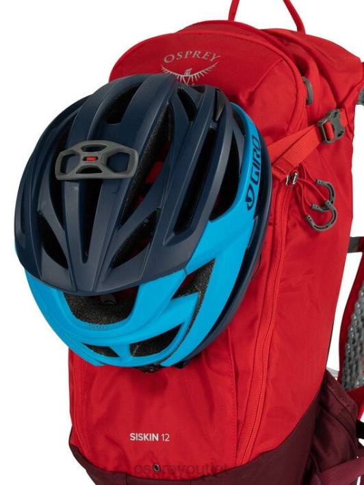 Osprey SISKIN 12 BIKING Backpack Unisex ULTIMATE RED PTFP149