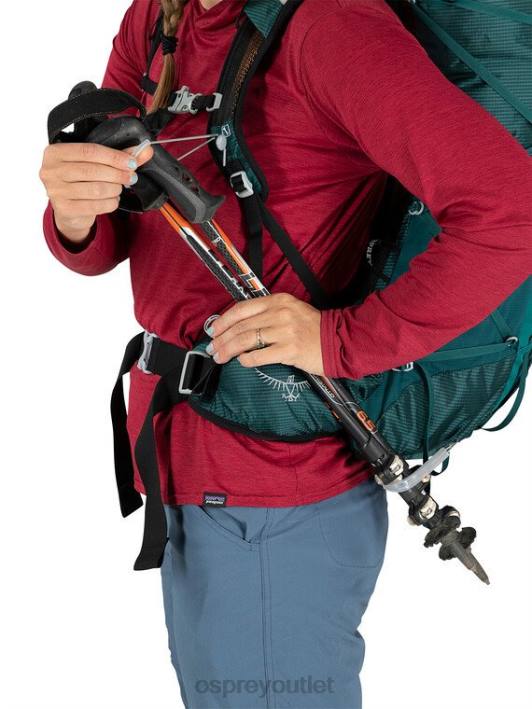 Osprey EJA 38 ULTRALIGHT BACKPACKING | DAY HIKING Backpack Women CLOUD GREY PTFP251