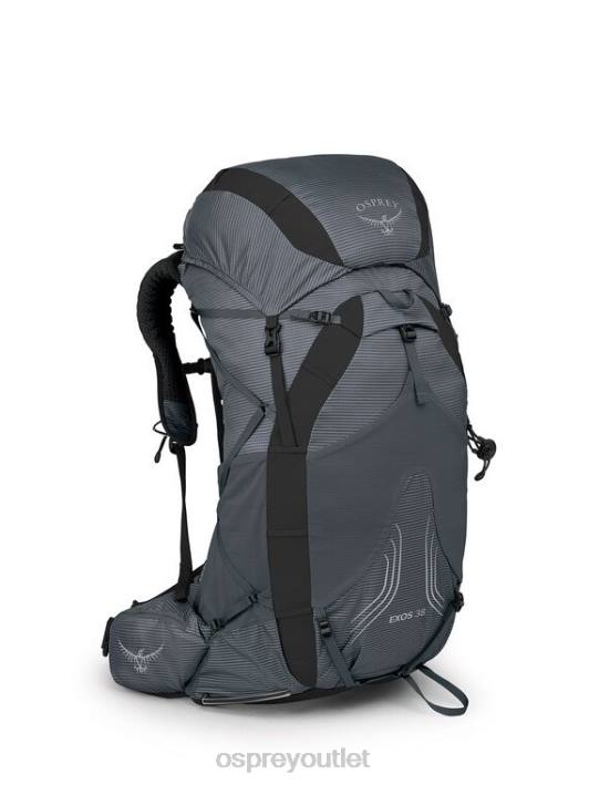 Osprey EXOS 38 ULTRALIGHT BACKPACKING | DAY HIKING Backpack Men TUNGSTEN GREY PTFP248