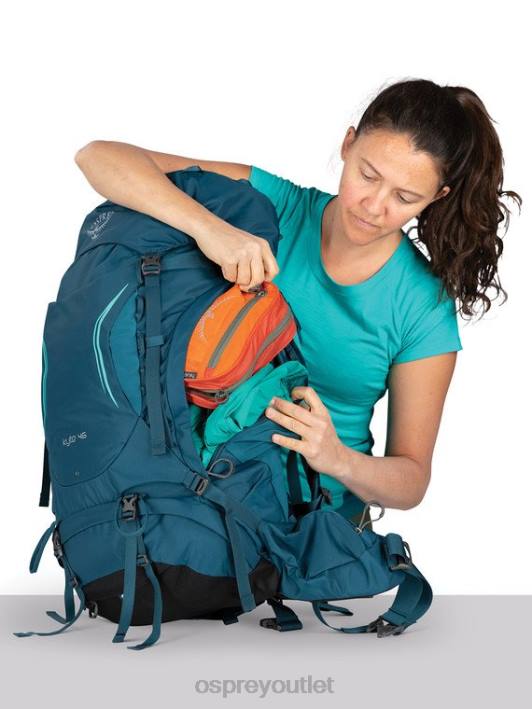 Osprey KYTE 36 BACKPACKING | DAY HIKING Backpack Women ICELAKE GREEN PTFP420