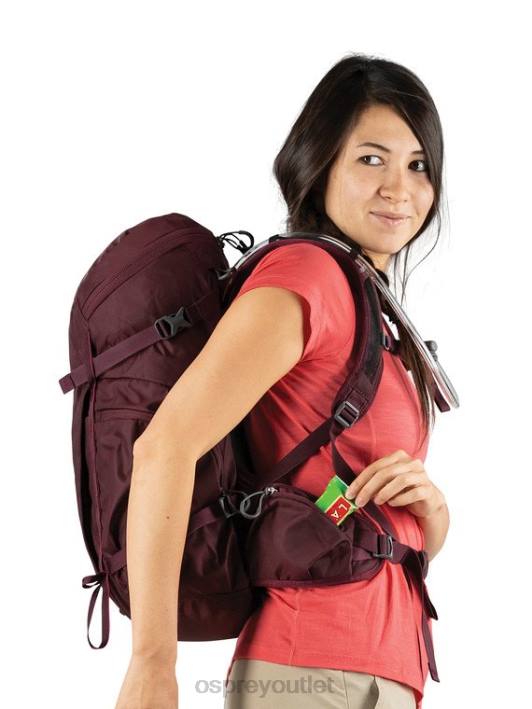 Osprey SKIMMER 28 HIKING | HYDRATION Backpack Women PLUM RED PTFP417
