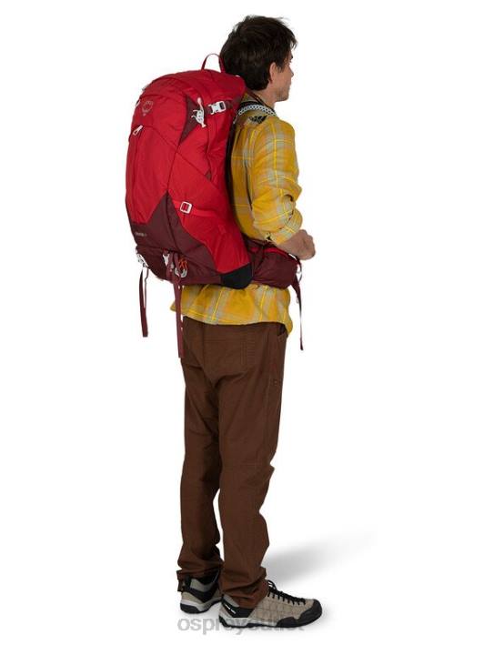 Osprey STRATOS 34 DAY HIKING Backpack Unisex POINSETTIA RED PTFP283
