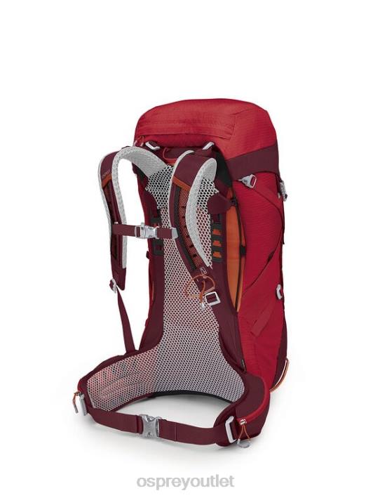 Osprey STRATOS 36 LIGHT BACKPACKING | DAY HIKING Backpack Unisex POINSETTIA RED PTFP276