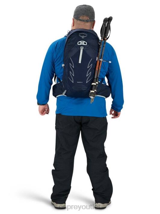 Osprey TALON 22 EXTENDED FIT HIKING Backpack Unisex ECLIPSE GREY PTFP315