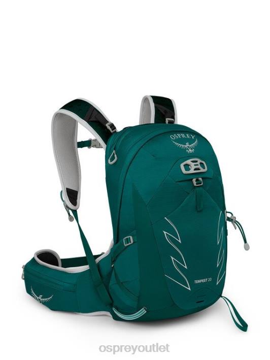 Osprey TEMPEST 20 EXTENDED FIT HIKING Backpack Unisex JASPER GREEN PTFP339