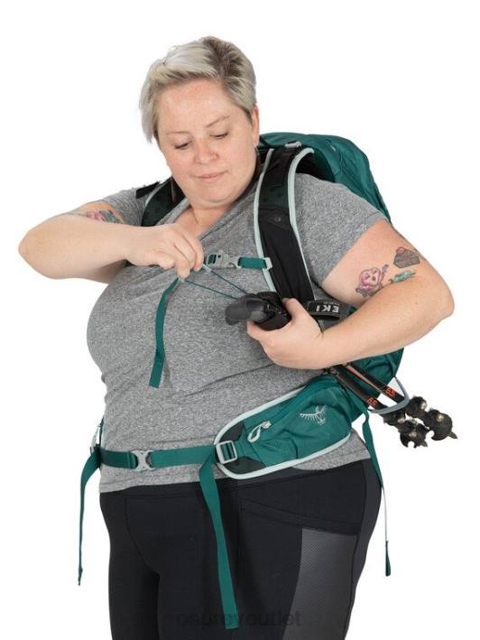 Osprey TEMPEST 20 EXTENDED FIT HIKING Backpack Unisex JASPER GREEN PTFP339