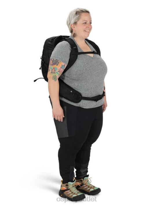 Osprey TEMPEST 20 EXTENDED FIT HIKING Backpack Unisex STEALTH BLACK PTFP338