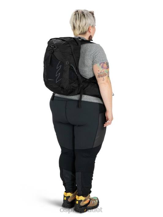 Osprey TEMPEST 20 EXTENDED FIT HIKING Backpack Unisex STEALTH BLACK PTFP338