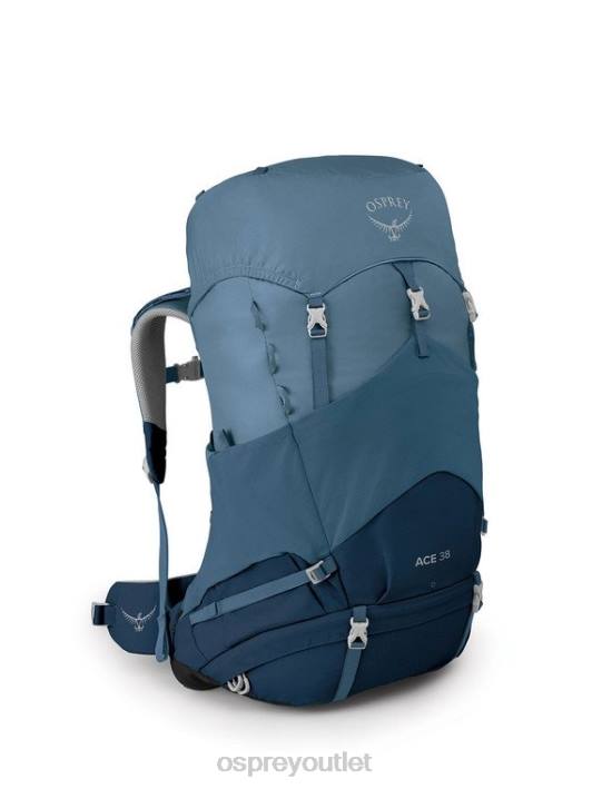 Osprey ACE 38 BACKPACKING (5-11 Y/O) Backpack Kids BLUE HILLS PTFP355