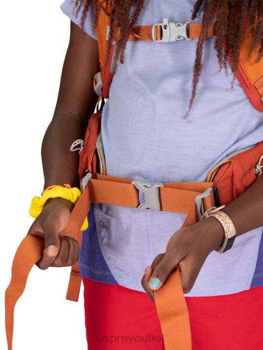 Osprey ACE 50 BACKPACKING (8-14 Y/O) Backpack Kids ORANGE SUNSET PTFP486