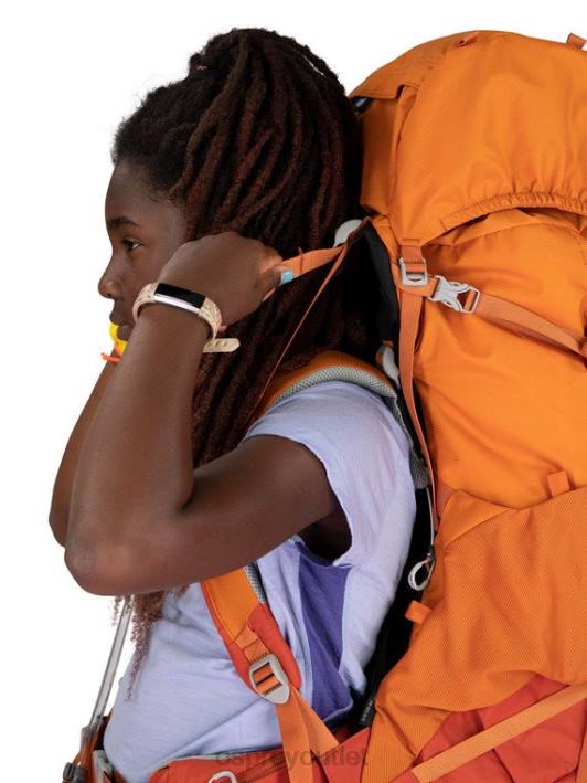 Osprey ACE 50 BACKPACKING (8-14 Y/O) Backpack Kids ORANGE SUNSET PTFP486