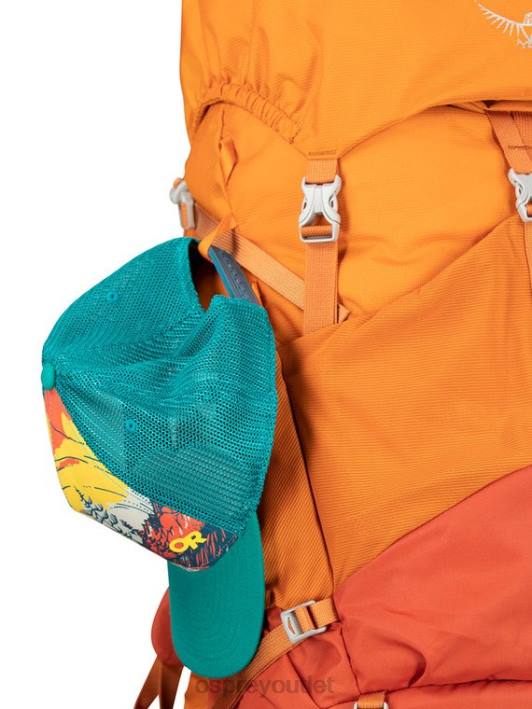 Osprey ACE 50 BACKPACKING (8-14 Y/O) Backpack Kids ORANGE SUNSET PTFP486