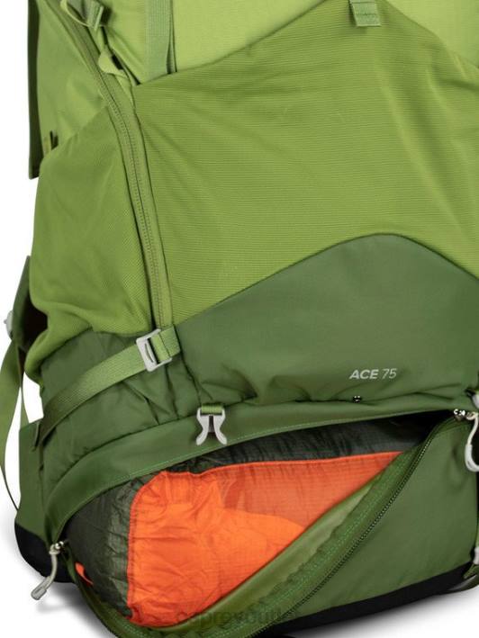 Osprey ACE 75 BACKPACKING (12-17 Y/O) Backpack Kids VENTURE GREEN PTFP487