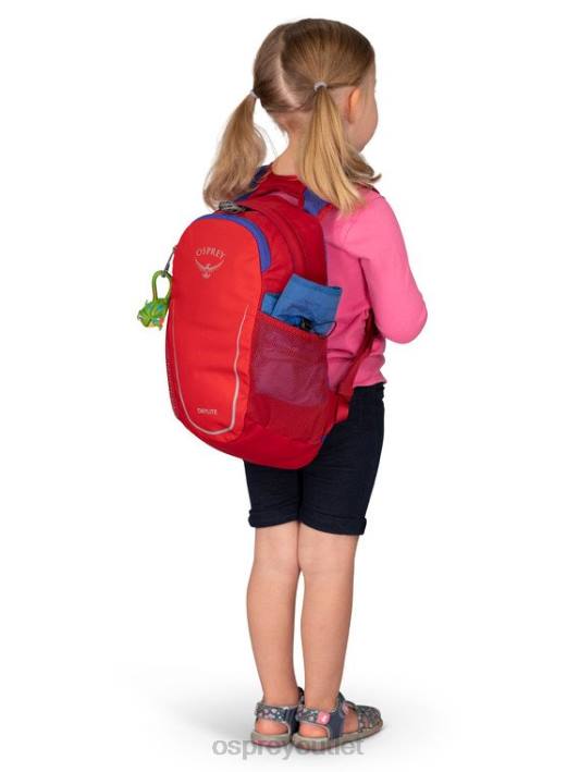 Osprey DAYLITE EVERYDAY (4-12 Y/O) Backpack Kids CORAL LIFE PRINT GREEN PTFP362