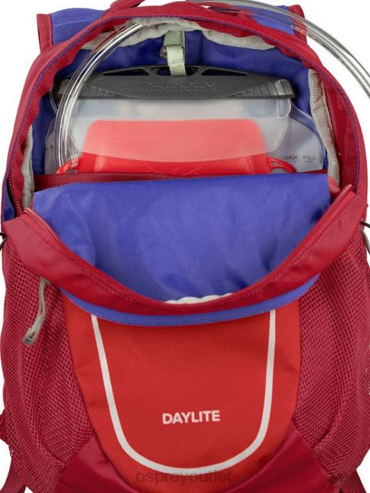 Osprey DAYLITE EVERYDAY (4-12 Y/O) Backpack Kids COSMIC RED PTFP360