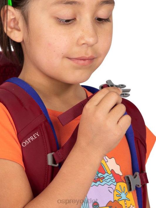 Osprey JET 18 HIKING (8-14 Y/O) Backpack Kids COSMIC RED PTFP358