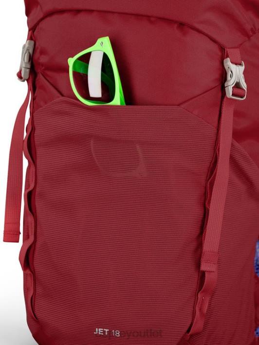 Osprey JET 18 HIKING (8-14 Y/O) Backpack Kids COSMIC RED PTFP358