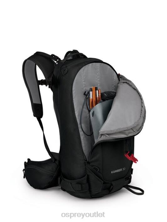 Osprey KAMBER 30 BACKCOUNTRY SKIING/SNOWBOARDING Backpack Unisex BLACK PTFP469