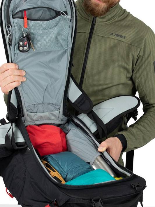 Osprey KAMBER 30 BACKCOUNTRY SKIING/SNOWBOARDING Backpack Unisex BLACK PTFP469