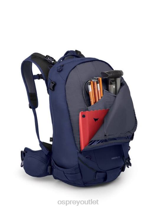 Osprey KRESTA 30 BACKCOUNTRY SKIING/SNOWBOARDING Backpack Unisex WINTER NIGHT BLUE PTFP464