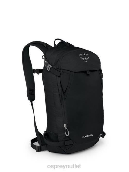 Osprey SOELDEN 22 BACKCOUNTRY SKIING & SNOWBOARDING | LIGHTWEIGHT TOURING Backpack Men BLACK PTFP447