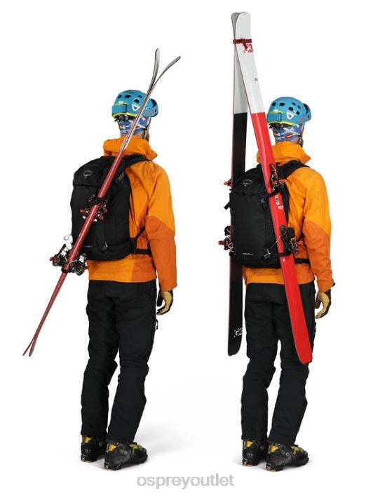 Osprey SOELDEN 22 BACKCOUNTRY SKIING & SNOWBOARDING | LIGHTWEIGHT TOURING Backpack Men BLACK PTFP447