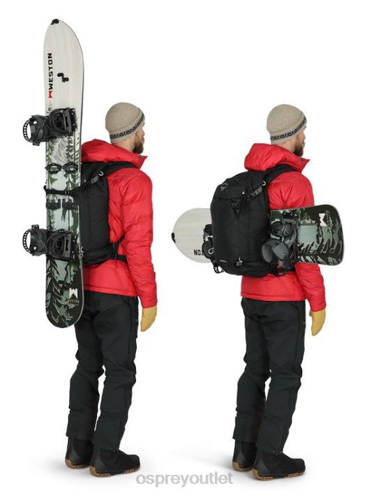 Osprey SOELDEN 22 BACKCOUNTRY SKIING & SNOWBOARDING | LIGHTWEIGHT TOURING Backpack Men BLACK PTFP447