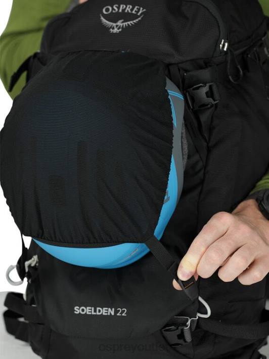 Osprey SOELDEN 22 BACKCOUNTRY SKIING & SNOWBOARDING | LIGHTWEIGHT TOURING Backpack Men BLACK PTFP447