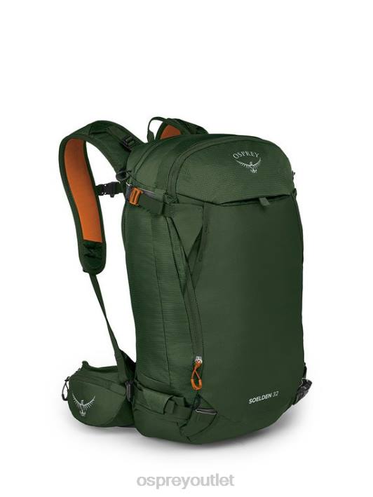 Osprey SOELDEN 32 BACKCOUNTRY SKIING & SNOWBOARDING | LIGHTWEIGHT TOURING Backpack Men DUSTMOSS GREEN PTFP448