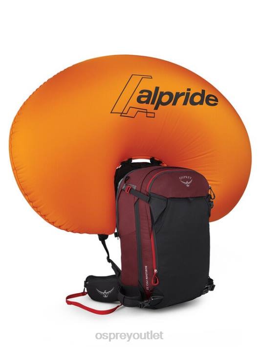 Osprey SOELDEN PRO 32 BACKCOUNTRY SKIING/SNOWBOARDING Backpack Men RED MOUNTAIN PTFP466
