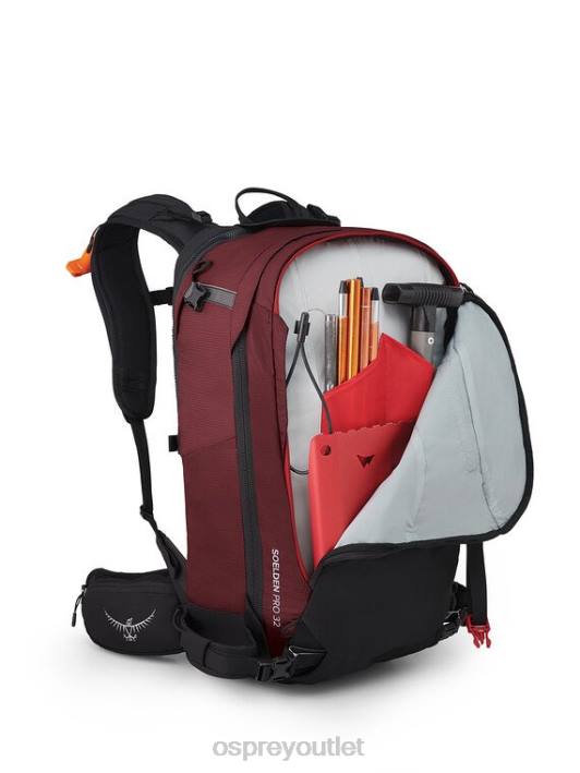 Osprey SOELDEN PRO 32 BACKCOUNTRY SKIING/SNOWBOARDING Backpack Men RED MOUNTAIN PTFP466