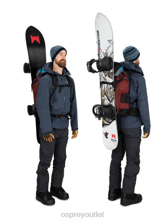Osprey SOELDEN PRO 32 BACKCOUNTRY SKIING/SNOWBOARDING Backpack Men RED MOUNTAIN PTFP466