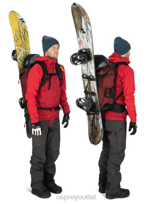 Osprey SOELDEN PRO 32 BACKCOUNTRY SKIING/SNOWBOARDING Backpack Men RED MOUNTAIN PTFP466