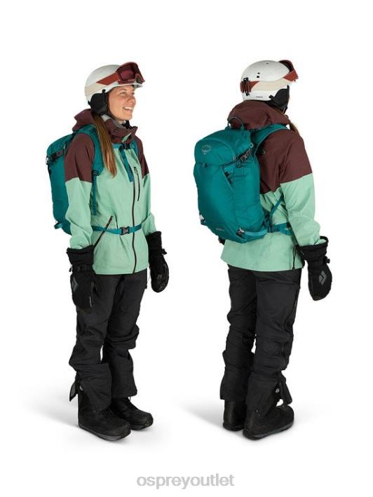 Osprey SOPRIS 20 SKIING & SNOWBOARDING | LIGHTWEIGHT TOURING Backpack Women VERDIGRIS GREEN PTFP455