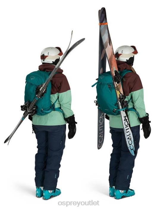 Osprey SOPRIS 20 SKIING & SNOWBOARDING | LIGHTWEIGHT TOURING Backpack Women VERDIGRIS GREEN PTFP455