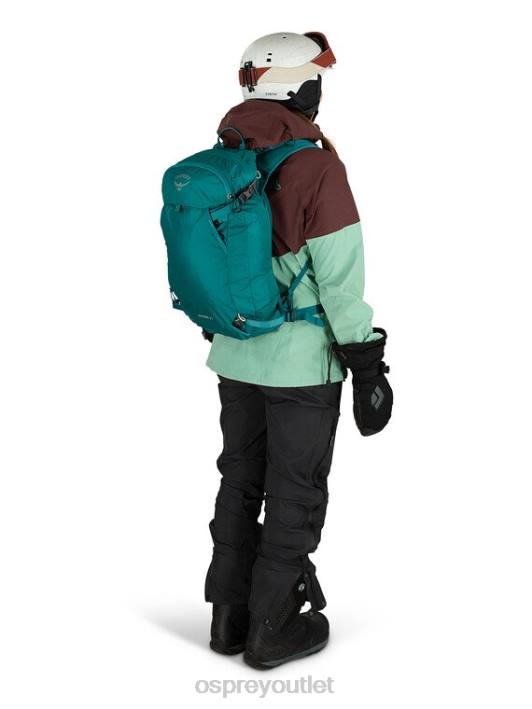 Osprey SOPRIS 20 SKIING & SNOWBOARDING | LIGHTWEIGHT TOURING Backpack Women VERDIGRIS GREEN PTFP455