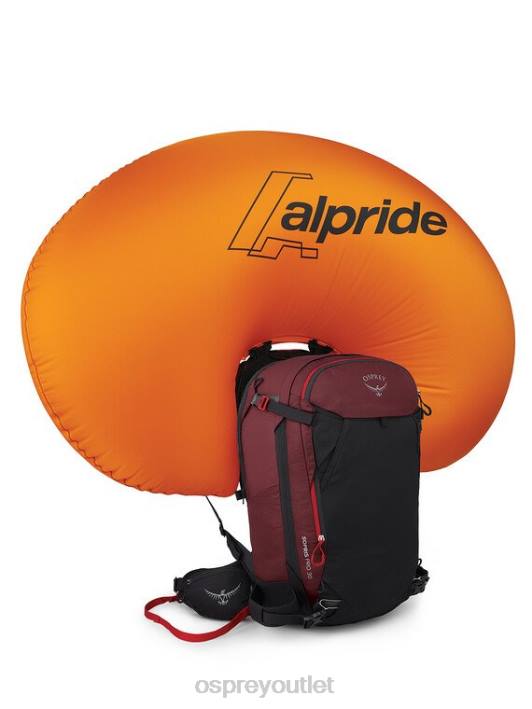 Osprey SOPRIS PRO 30 BACKCOUNTRY SKIING/SNOWBOARDING Backpack Women RED MOUNTAIN PTFP461