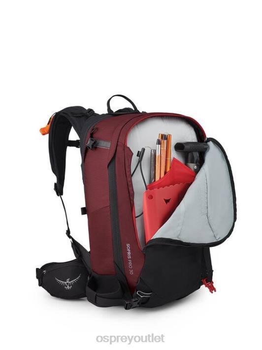 Osprey SOPRIS PRO 30 BACKCOUNTRY SKIING/SNOWBOARDING Backpack Women RED MOUNTAIN PTFP461