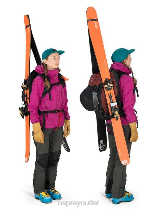 Osprey SOPRIS PRO 30 BACKCOUNTRY SKIING/SNOWBOARDING Backpack Women RED MOUNTAIN PTFP461
